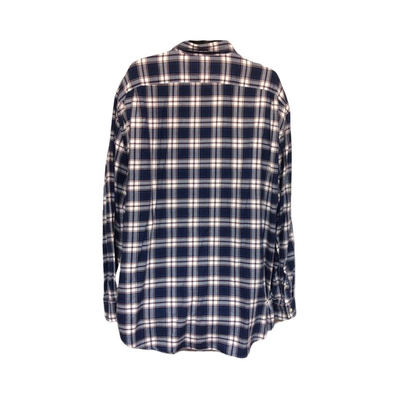 Nautica Long Sleeve Button Front Plaid Shirt XXL - Picture 5 of 7